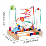 Maxbell Bead Maze Toy Math Birthday Gift Spatial Reasoning for Kids Beads Roller Toy