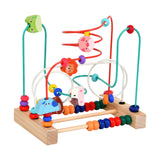 Maxbell Bead Maze Toy Math Birthday Gift Spatial Reasoning for Kids Beads Roller Toy