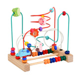 Maxbell Bead Maze Toy Math Birthday Gift Spatial Reasoning for Kids Beads Roller Toy