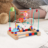 Maxbell Bead Maze Toy Math Birthday Gift Spatial Reasoning for Kids Beads Roller Toy