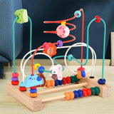 Maxbell Bead Maze Toy Math Birthday Gift Spatial Reasoning for Kids Beads Roller Toy