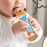 Maxbell Baby Remote Control Toy Birthday Gift Early Educational Toy for Kids Infants Bear