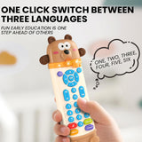 Maxbell Baby Remote Control Toy Birthday Gift Early Educational Toy for Kids Infants Bear