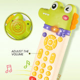 Maxbell Baby Remote Control Toy Birthday Gift Early Educational Toy for Kids Infants Crocodile