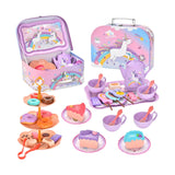 Maxbell Tea Party Set Cups Bowls Plates Pretend Game for Childrens Day Birthday Gift