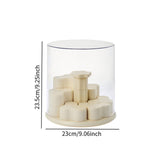 Maxbell Clear Display Case Doll Display Stand for Collectibles Figurines Plush Dolls