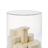 Maxbell Clear Display Case Doll Display Stand for Collectibles Figurines Plush Dolls