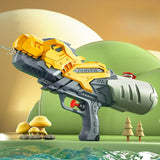 Maxbell Water Toy 500ml Water Tank Portable for Summer Pool Party Yellow Dinosaur