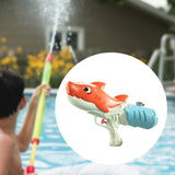 Maxbell Water Toy 500ml Water Tank Portable for Summer Pool Party Orange Shark