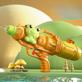 Maxbell Water Toy 500ml Water Tank Portable for Summer Pool Party Orange Frog