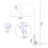 Maxbell Baby Crib Mobile Bed Bell Holder Infant Bed Decoration Hanging Mobile Hanger