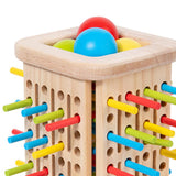 Maxbell Colourful Sticks Dice Game Travel Game Wooden Board Party Supplies Gift