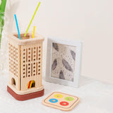 Maxbell Colourful Sticks Dice Game Travel Game Wooden Board Party Supplies Gift