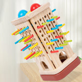 Maxbell Colourful Sticks Dice Game Travel Game Wooden Board Party Supplies Gift