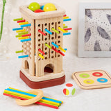 Maxbell Colourful Sticks Dice Game Travel Game Wooden Board Party Supplies Gift