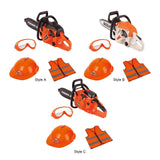 Maxbell Toy Chainsaw for Kids with Worker Vest Educational Toy Outdoor Gardening Toy Style A
