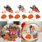Maxbell Toy Chainsaw for Kids with Worker Vest Educational Toy Outdoor Gardening Toy Style A