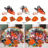 Maxbell Toy Chainsaw for Kids with Worker Vest Educational Toy Outdoor Gardening Toy Style A