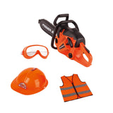 Maxbell Toy Chainsaw for Kids with Worker Vest Educational Toy Outdoor Gardening Toy Style A