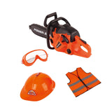 Maxbell Toy Chainsaw for Kids with Worker Vest Educational Toy Outdoor Gardening Toy Style A