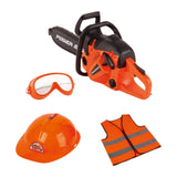 Maxbell Toy Chainsaw for Kids with Worker Vest Educational Toy Outdoor Gardening Toy Style A