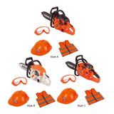 Maxbell Toy Chainsaw for Kids with Worker Vest Educational Toy Outdoor Gardening Toy Style A