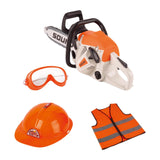 Maxbell Toy Chainsaw for Kids with Worker Vest Educational Toy Outdoor Gardening Toy Style B