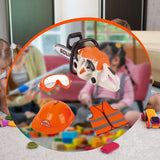 Maxbell Toy Chainsaw for Kids with Worker Vest Educational Toy Outdoor Gardening Toy Style B
