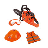 Maxbell Toy Chainsaw for Kids with Worker Vest Educational Toy Outdoor Gardening Toy Style C