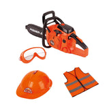 Maxbell Toy Chainsaw for Kids with Worker Vest Educational Toy Outdoor Gardening Toy Style C