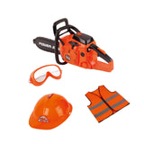 Maxbell Toy Chainsaw for Kids with Worker Vest Educational Toy Outdoor Gardening Toy Style C