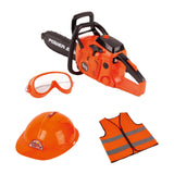 Maxbell Toy Chainsaw for Kids with Worker Vest Educational Toy Outdoor Gardening Toy Style C