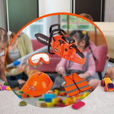 Maxbell Toy Chainsaw for Kids with Worker Vest Educational Toy Outdoor Gardening Toy Style C