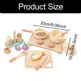 Maxbell Play Kitchen for Kids Realistic Wooden Kitchen Toys for Preschool Boys Girls