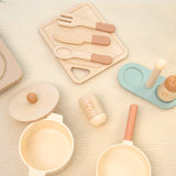 Maxbell Play Kitchen for Kids Realistic Wooden Kitchen Toys for Preschool Boys Girls