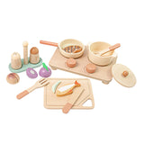 Maxbell Play Kitchen for Kids Realistic Wooden Kitchen Toys for Preschool Boys Girls