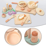 Maxbell Play Kitchen for Kids Realistic Wooden Kitchen Toys for Preschool Boys Girls