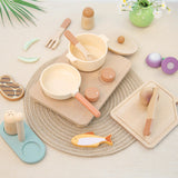 Maxbell Play Kitchen for Kids Realistic Wooden Kitchen Toys for Preschool Boys Girls