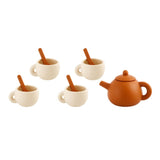 Maxbell Pretend Play Tea Set Toy Kitchen Playset for Children Ages 3 4 5 6 Years Old no tray