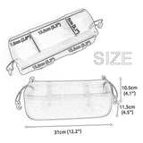 Maxbell Stroller Hanging Organizer Bag Lightweight for Shopping for Snacks Water Cup Brown