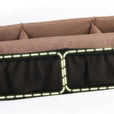 Maxbell Stroller Hanging Organizer Bag Lightweight for Shopping for Snacks Water Cup Brown