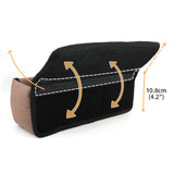 Maxbell Stroller Hanging Organizer Bag Lightweight for Shopping for Snacks Water Cup Brown