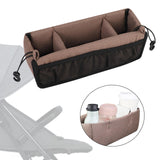 Maxbell Stroller Hanging Organizer Bag Lightweight for Shopping for Snacks Water Cup Brown