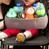 Maxbell Stroller Hanging Organizer Bag Lightweight for Shopping for Snacks Water Cup Brown
