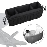 Maxbell Stroller Hanging Organizer Bag Lightweight for Shopping for Snacks Water Cup Black