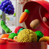 Maxbell 3x Small Plastic Fruit Containers Filled Container for Valentine Party Favor