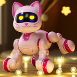 Maxbell Interactive Robotic Pet Kids Birthday Gift Interactive Robotic Toy Cat
