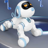 Maxbell Interactive Robotic Pet Kids Birthday Gift Interactive Robotic Toy White Dog
