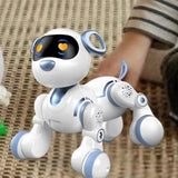 Maxbell Interactive Robotic Pet Kids Birthday Gift Interactive Robotic Toy White Dog