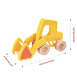 Maxbell Baby Wooden Toy Forklift Sensory Toys Construction Vehicle Baby Push Car Toy